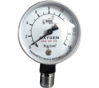 Pressure Gauge Oxygen, 50 mm Dia (0-16 Kg/Cm2)