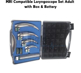 MRI Compatible Laryngoscope Set Adult with Box & Battery